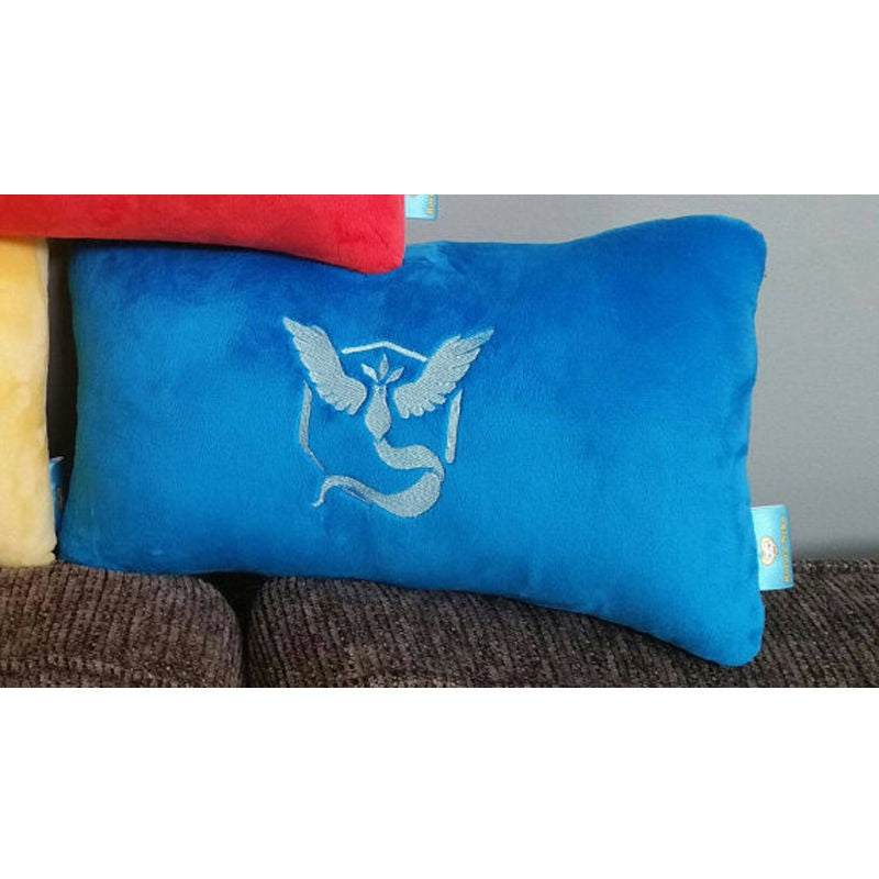 8X13inch Pokemon Go Team Valor Team Mystic Team Instinct Soft Stuffed Pillow Bolster Home Sofa Decor Cushion