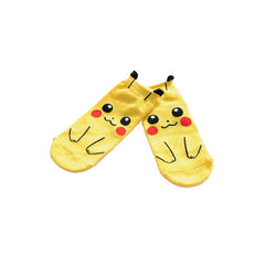 cute cartoon anime pokemon pikachu Charmander  Squirtle women's Fashion Cotton kiss Sock ankle